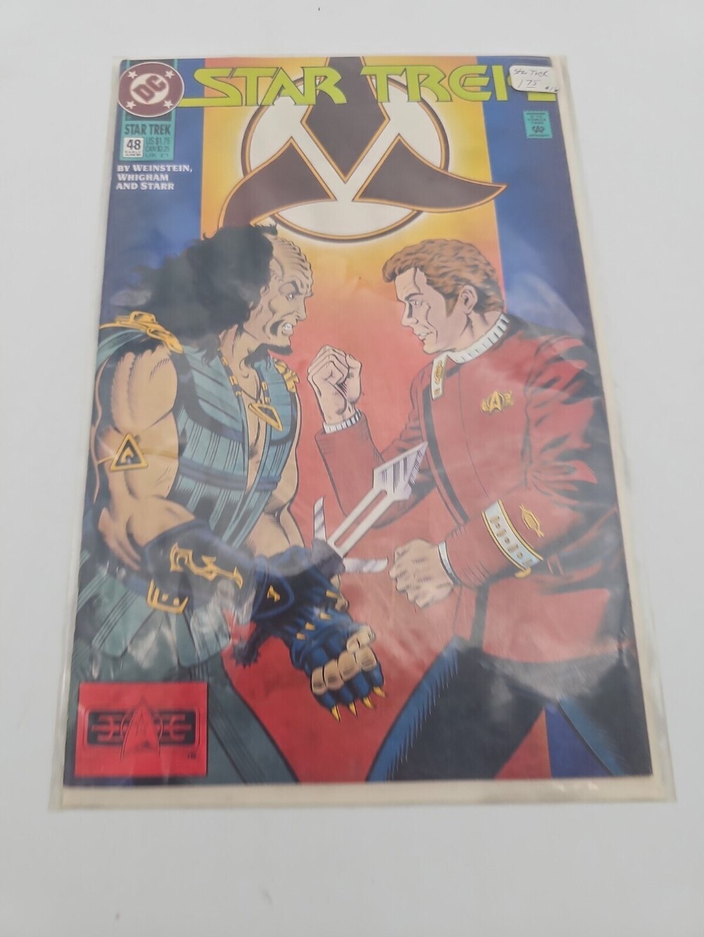 Star Trek No 48, DC, June 1993 Sci-Fi Comic Book, Dr. McCoy, Spock, Saavik, Kirk